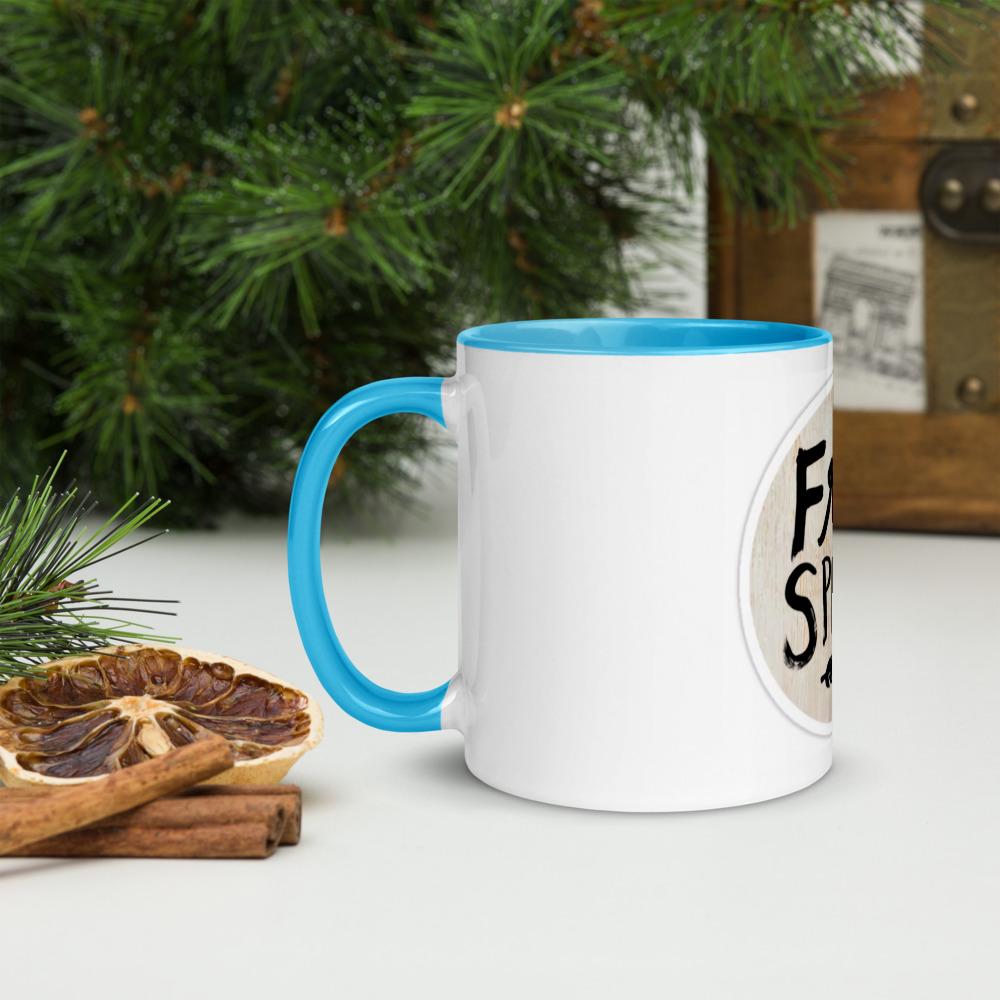 Free People Travel Inspired Coffee Mug with Color Inside - Wanderlust & Boho Glamping Tea Cup for Campers, Caravan Lovers - Perfect for Outdoor Adventures, Cozy Home Use & Gift Giving