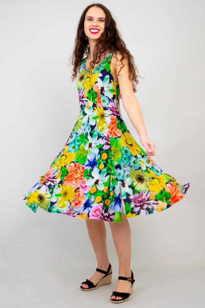 Avery Dress - Disco Style Linen Bamboo Blend for Women | Perfect for Parties, Nightlife & Special Occasions