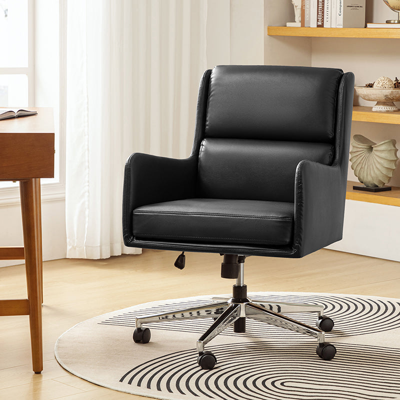 Eamonn Ergonomic Adjustable Swivel Office Chair with Metal Base - Perfect for Home Office, Gaming & Workspace Comfort