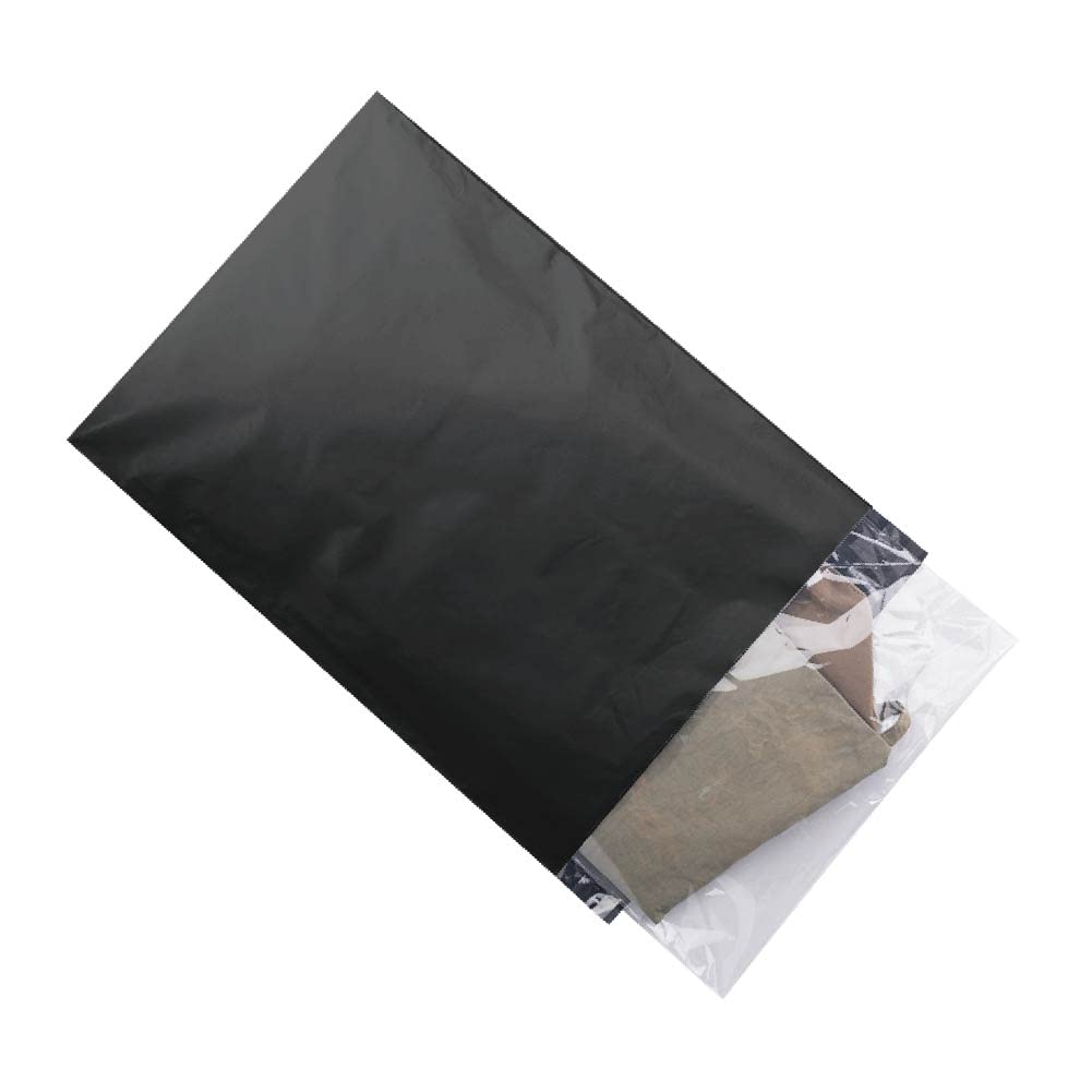 500 PCS 11x15 inch Black Poly Mailers - Self Adhesive Shipping Envelopes, Waterproof & Tear-Proof Packaging Bags for Office, Industrial, Postal & Gift Shipping - Durable Mailing Solutions for Ecommerce & Business Use