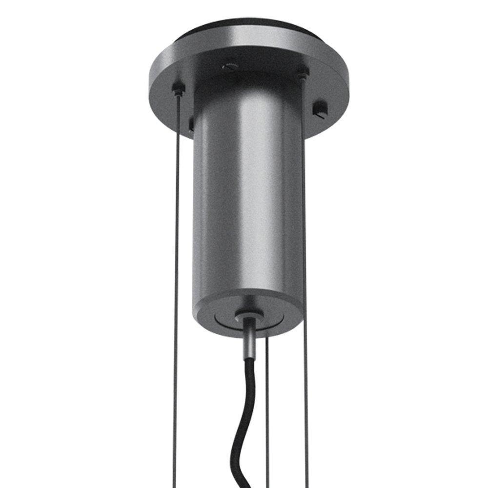Jesco Lighting AP12C3-MH70/10 Aircraft Cable Suspension Kit with Canopy for 12-Inch Pendant Light Fixture - Perfect for Modern Dining Room, Kitchen Island & Commercial Lighting Installations