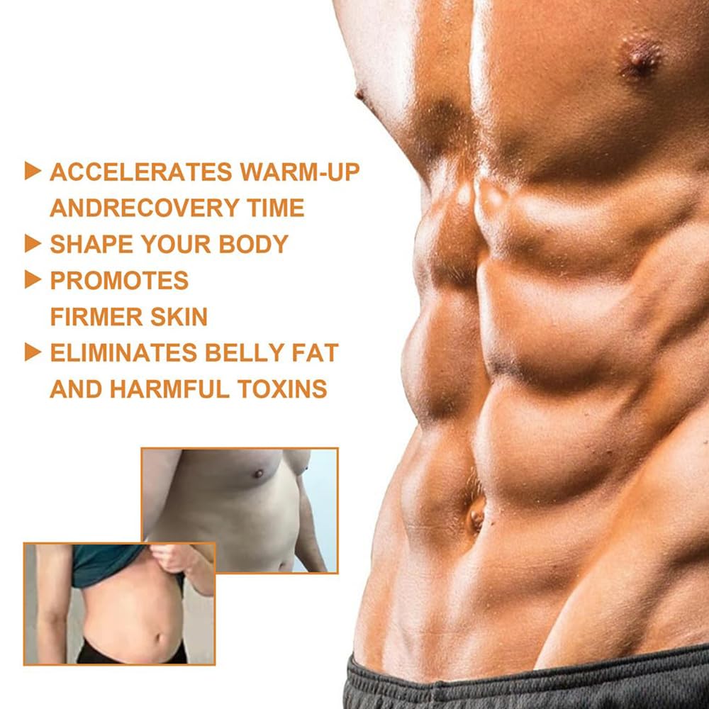Hot Belly Slimming Cream for Fat Burning & Abs Toning - 2Pcs Workout Enhancer Cream for Women & Men - Post-Workout Recovery & Body Sculpting