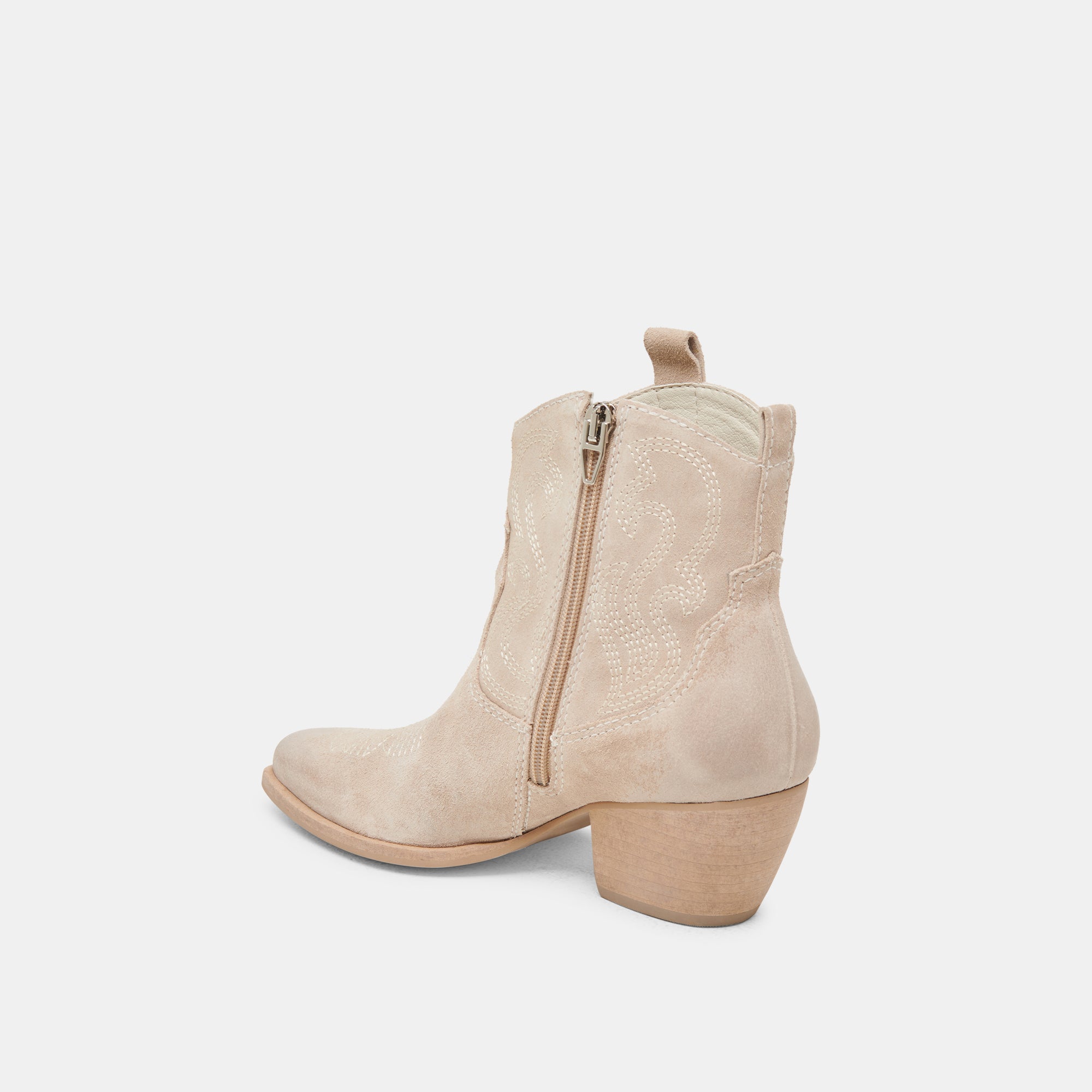 Shania Suede Booties in Taupe - Stylish & Comfortable Ankle Boots for Women | Perfect for Casual Outfits, Office Wear & Fall Fashion