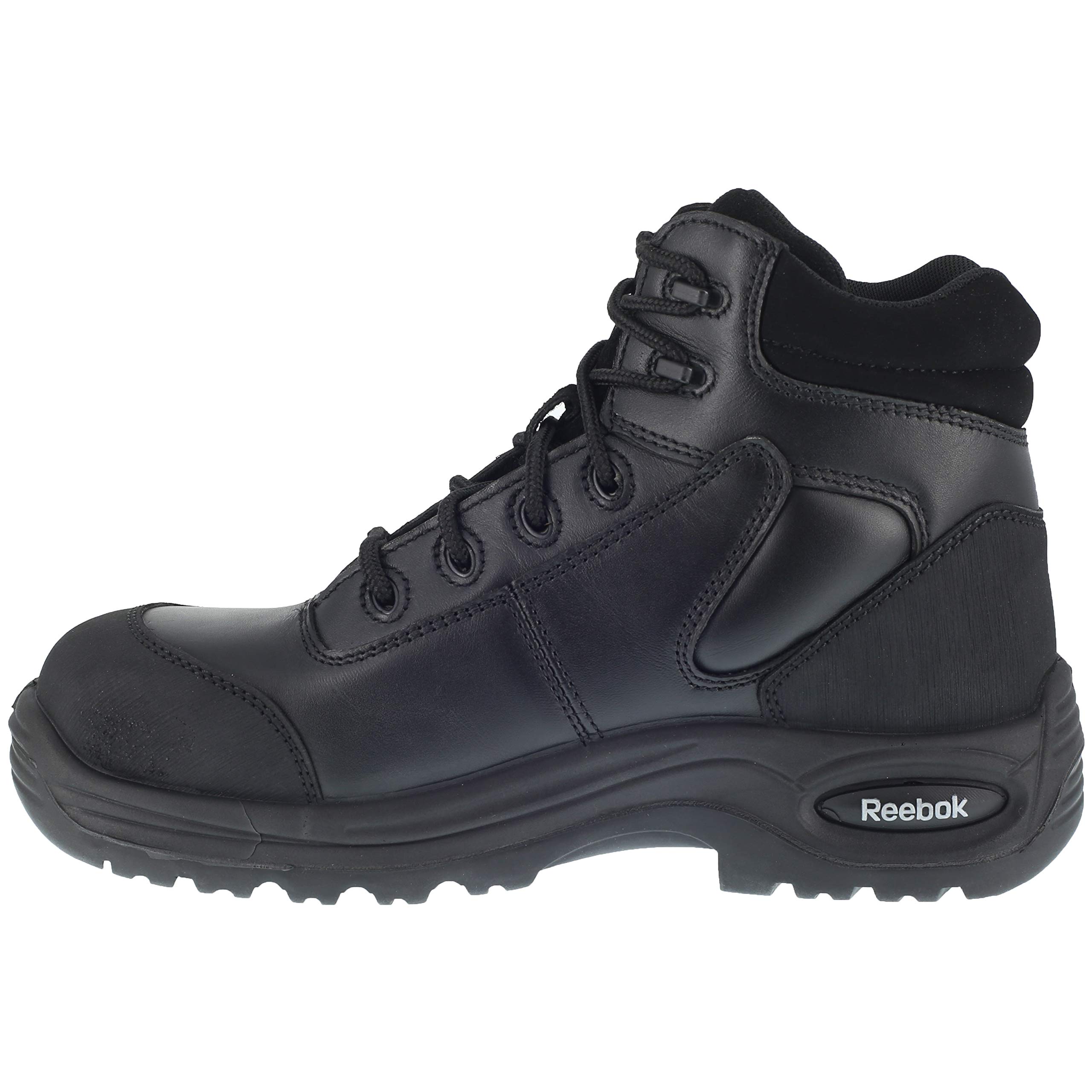 Reebok Women's Trainex Composite Toe Work Boots - Black, Size 10.5 Medium | Safety Shoes for Construction, Warehouse & Industrial Work