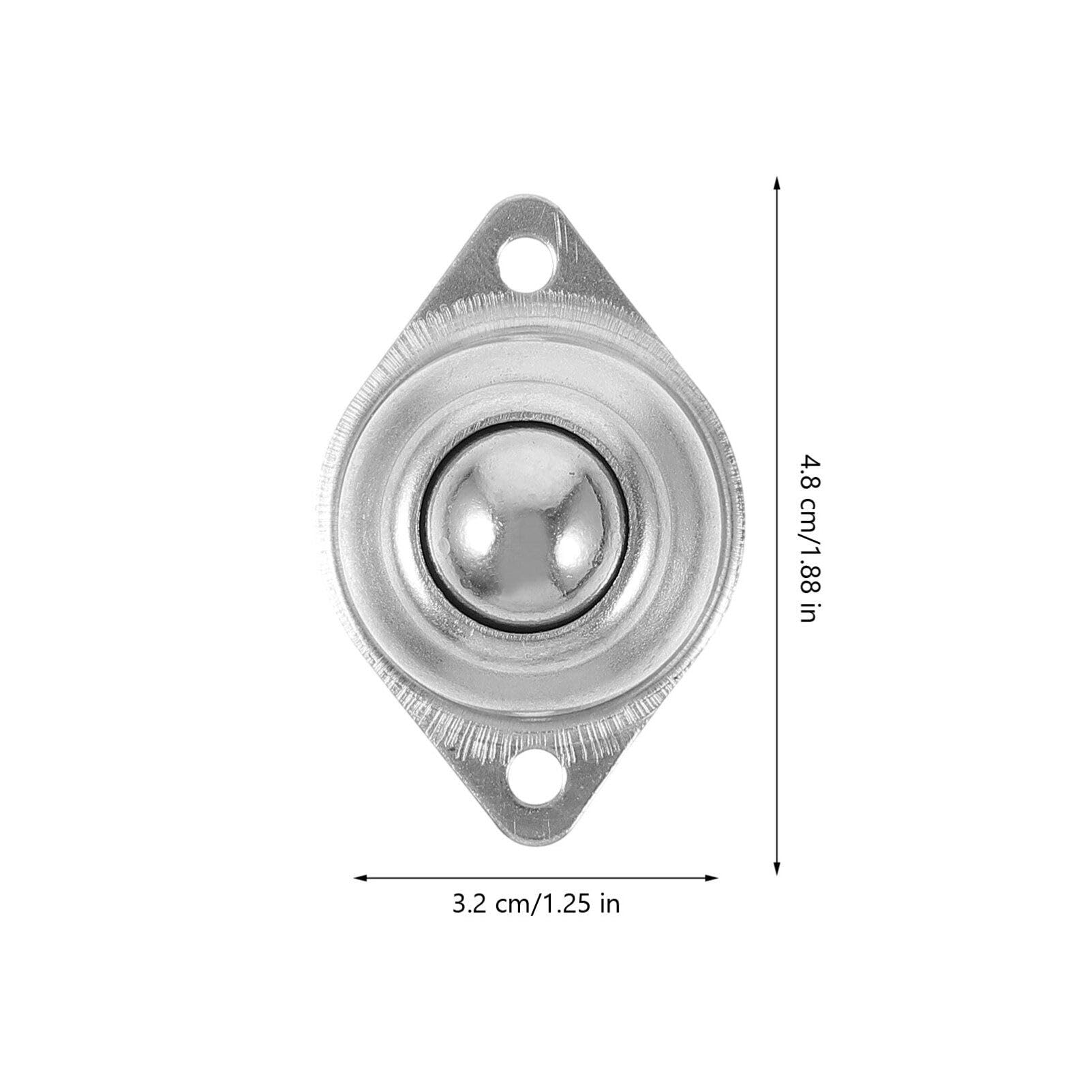 Totority 100Pcs Universal Ball Transfer Units - Heavy Duty Roller Ball Casters for Conveyor Systems, Furniture & Industrial Applications - Smooth 360° Rotation for Material Handling & Workstations