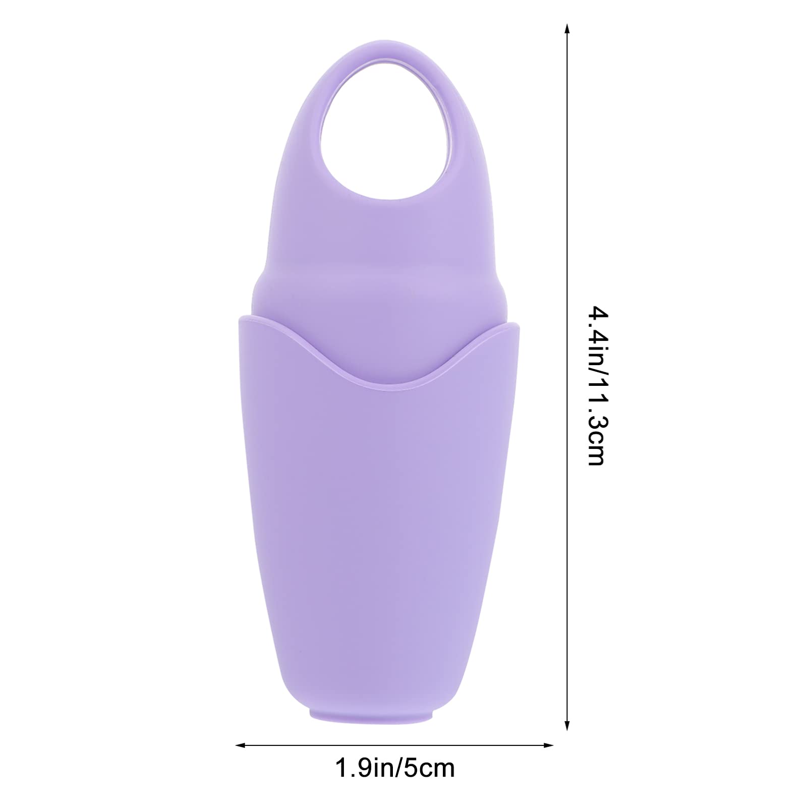 Beaupretty Ice Roller Cover for Face - Reusable Waterproof Facial Massage Tool for Skin Hydration & Glow (Purple) | Perfect for Morning Routine, Puffiness Relief & Post-Workout Skin Care
