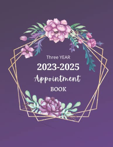 2023-2025 3-Year Weekly Appointment Book for Hair Stylists & Spa Professionals - 15-Minute Increment Planner with Tabs - Perfect for Salon Scheduling & Client Management