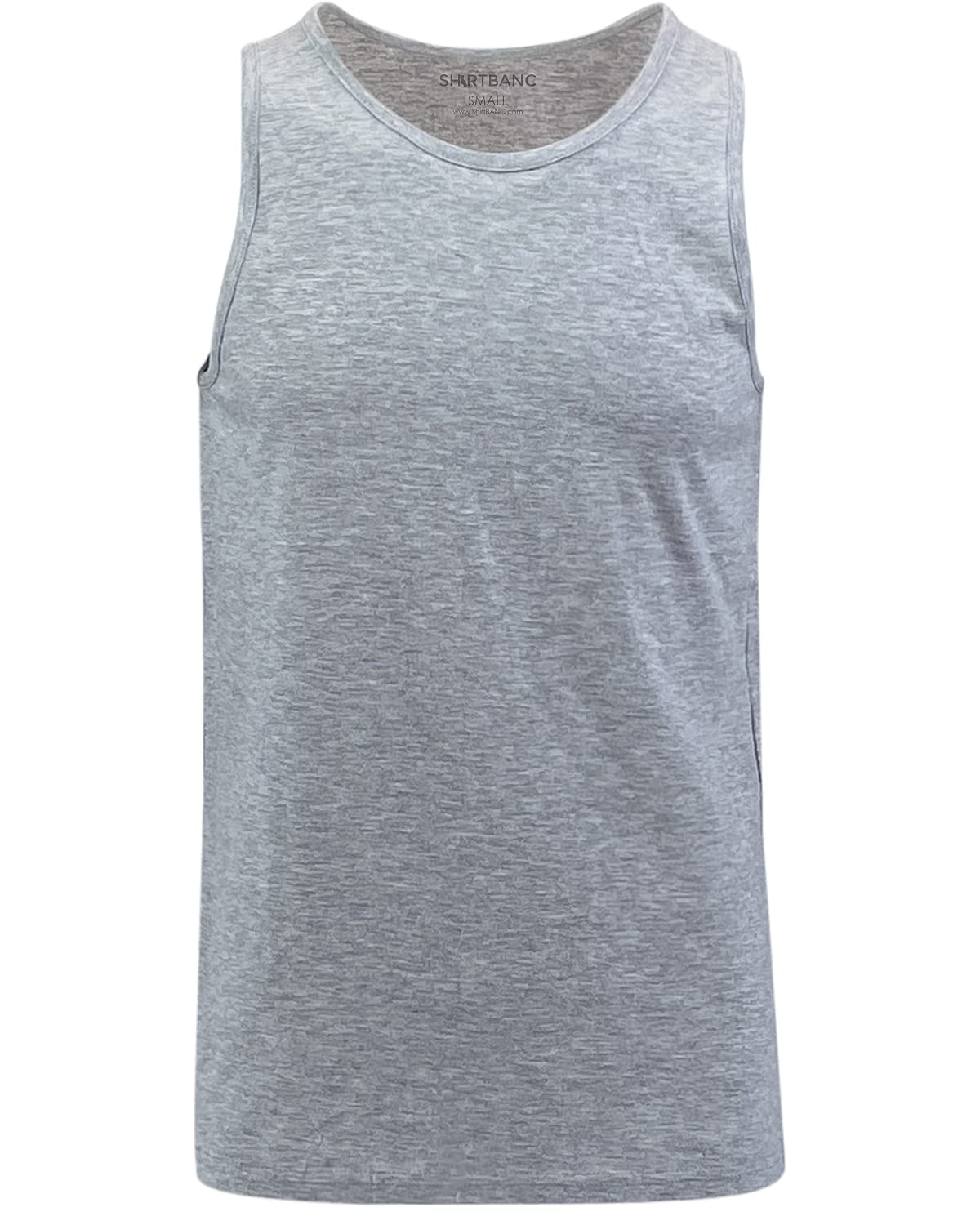 SHIRTBANC Men's Cotton Tank Top - Breathable Workout & Gym Shirt, Sleeveless Muscle Tee for Beach, Running, and Casual Wear | Lightweight Summer Activewear