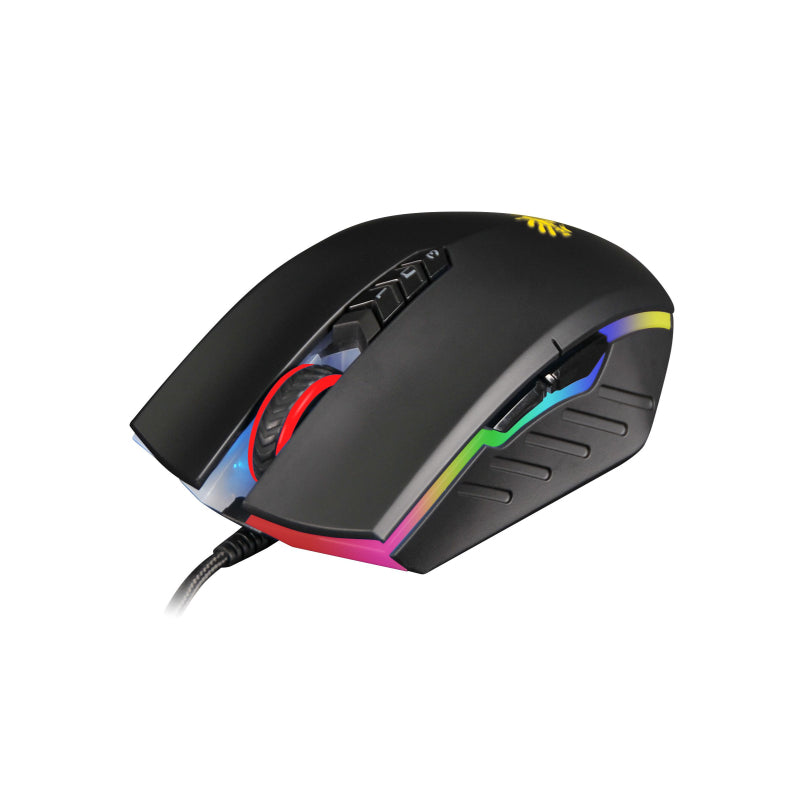 Bloody A70 Light Strike RGB Gaming Mouse - 7 Programmable Buttons, 16000 DPI, Ergonomic Design for PC Gamers - Perfect for FPS, MOBA, and Esports Gaming