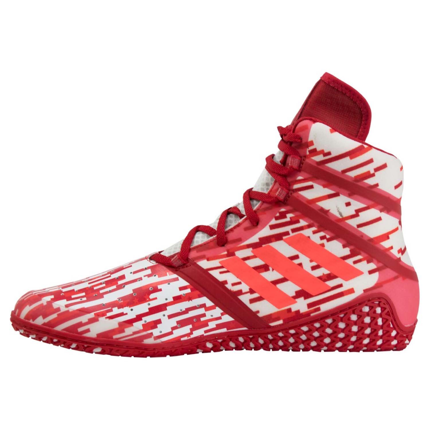 adidas Impact Red Digital Wrestling Shoes (AC7491) - Lightweight & Durable for High-Performance Matches - Perfect for Training & Competitions