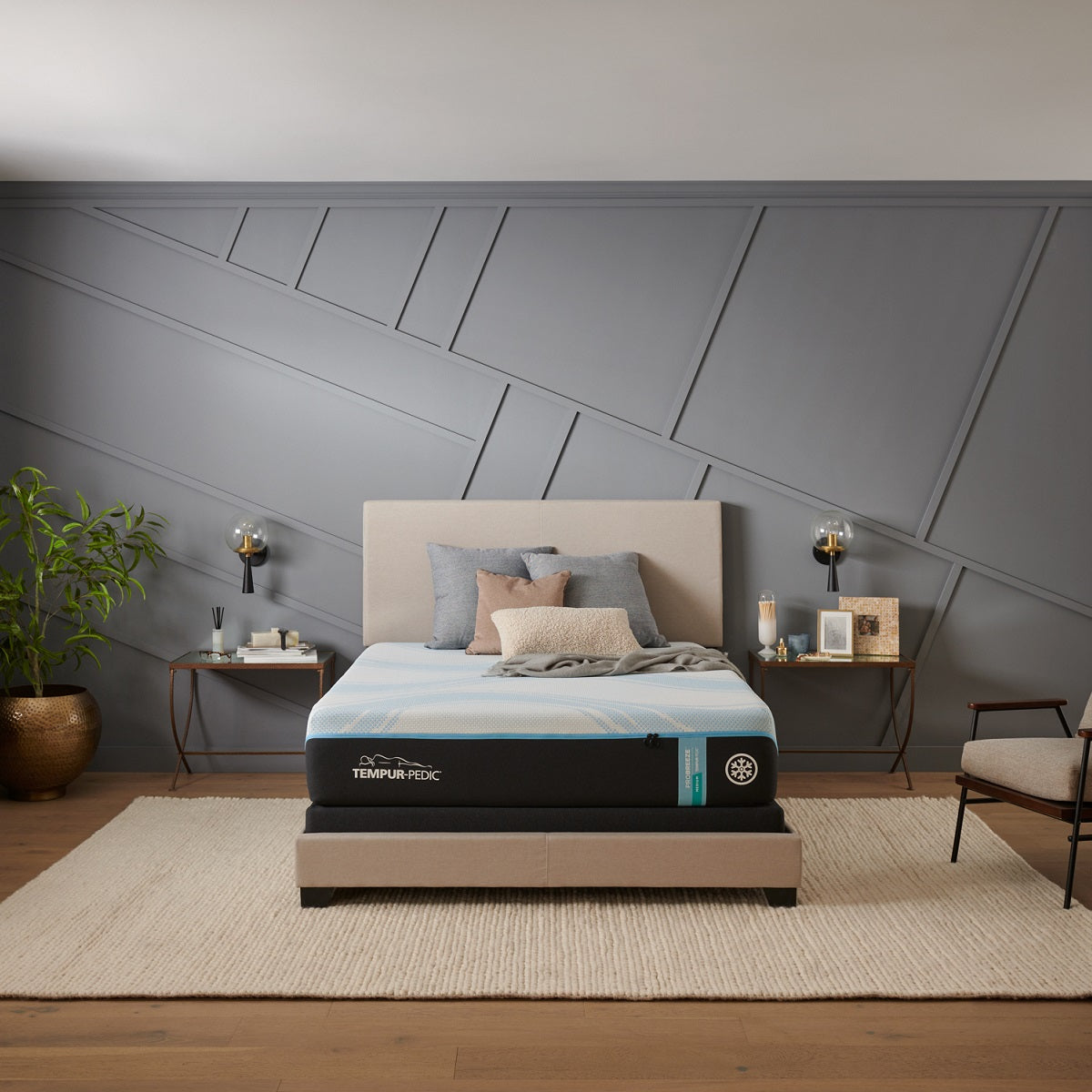 ProBreeze Medium 2.0 Cooling Mattress - Queen Size Memory Foam Bed for Hot Sleepers - Perfect for Bedroom, Guest Room & Dorm Use