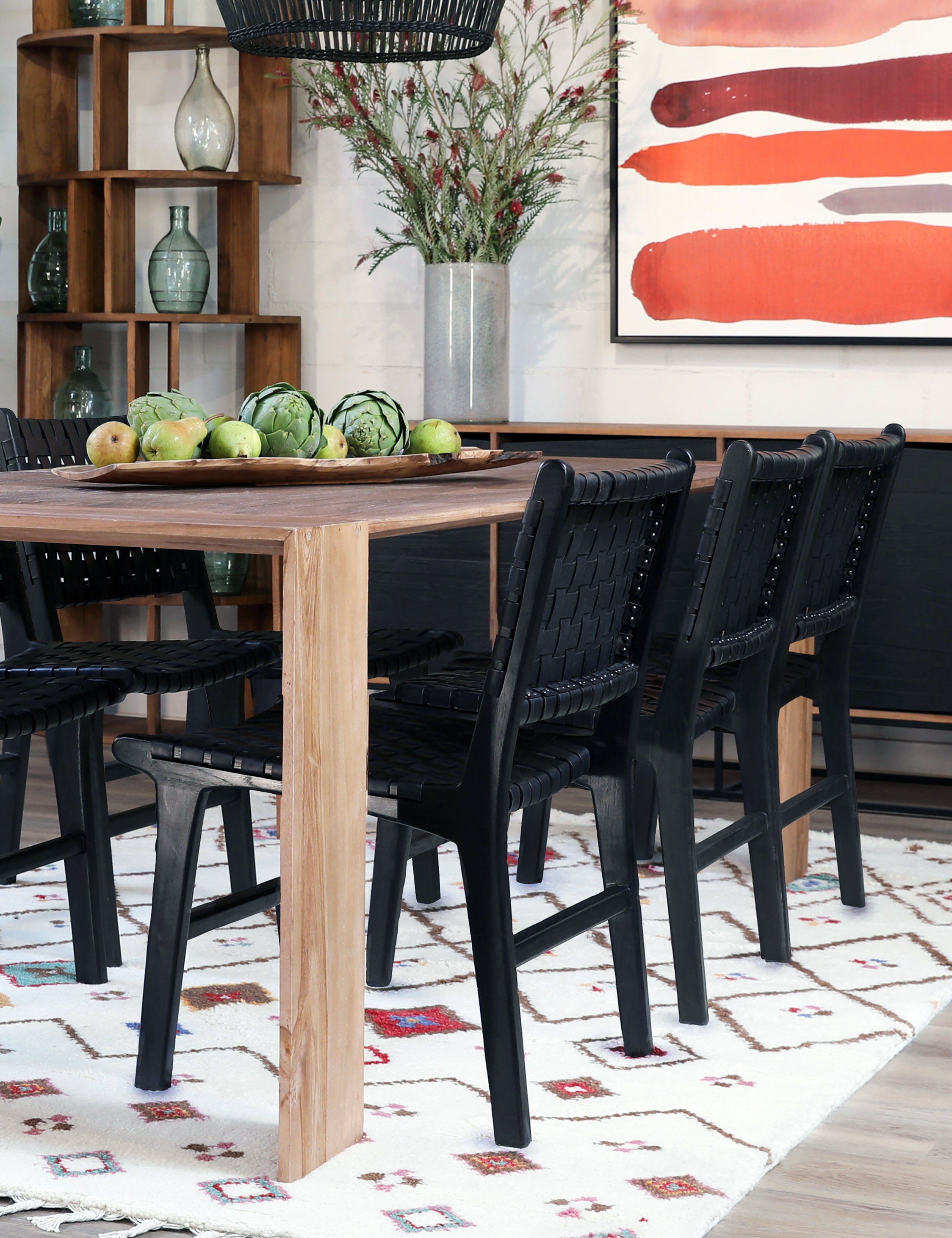 Premium Leather Dining Chair - Handcrafted Genuine Leather Upholstery for Elegant Home & Restaurant Decor - Perfect for Dining Room, Kitchen, or Office Seating