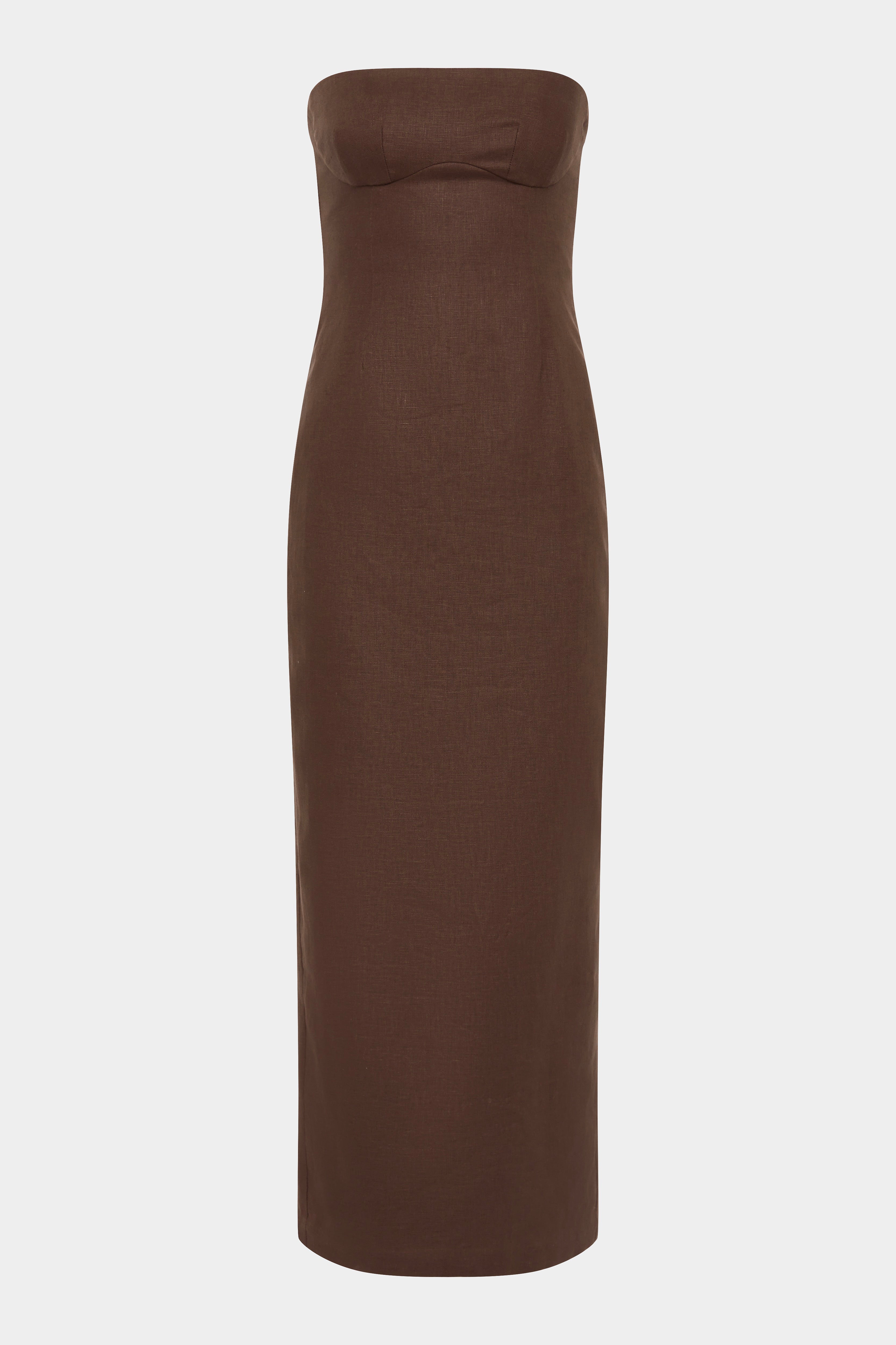 Evalita Elegant Column Dress for Women - Slim Fit Formal Gown for Evening Parties, Weddings & Special Occasions