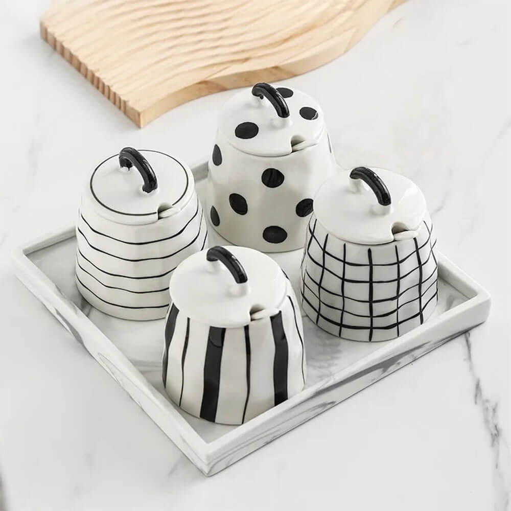 Premium Bordeaux Condiment Containers Set of 3 - Elegant Glass Serving Bowls for Sauces, Dips & Spices - Perfect for Dining, Entertaining & Kitchen Organization