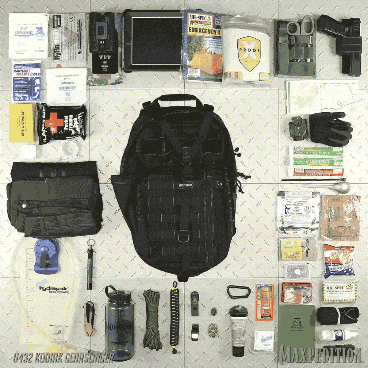Kodiak Gearslinger Backpack - Buy 1 Get 1 Free (Mix & Match in Pairs) - Durable Hiking & Travel Backpack for Outdoor Adventures, Camping & Daily Commute
