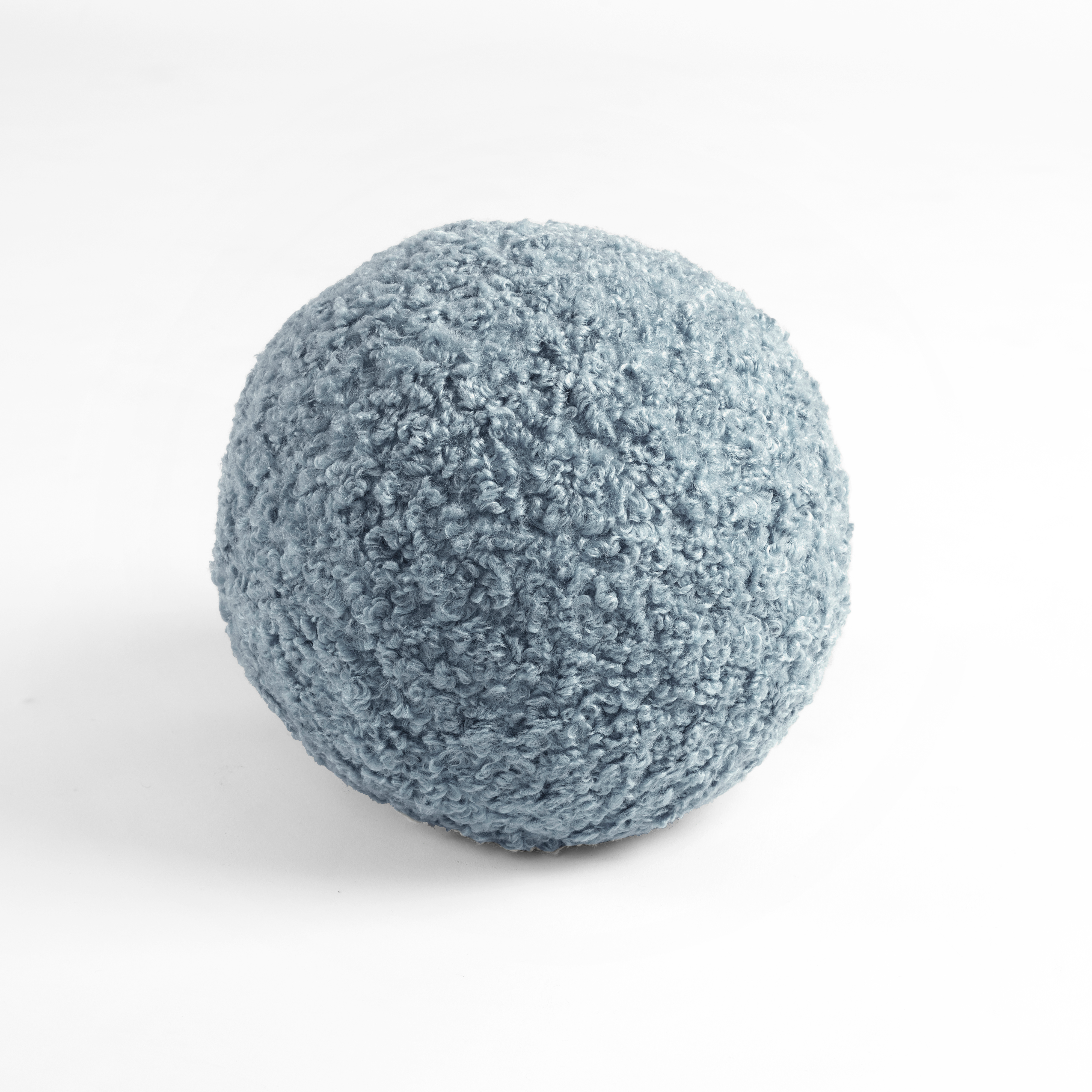 Luxury Neo Boucle Sphere Ball Throw Pillow - Soft Round Decorative Pillow for Sofa, Bed, Living Room - Modern Home Decor Accent for Cozy Comfort