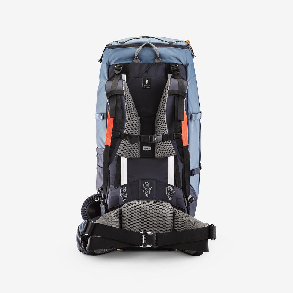 Simond Women's MT100 Easyfit 60L Backpacking Pack - Lightweight Hiking Backpack for Women with Adjustable Straps - Perfect for Camping, Trekking & Outdoor Adventures