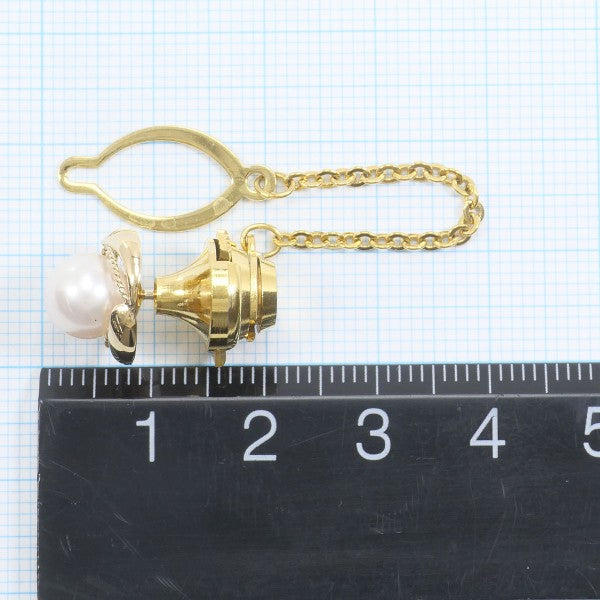 18K Yellow Gold Pearl Pin Brooch - Elegant Alloy Jewelry for Women | Perfect for Weddings, Parties & Special Occasions