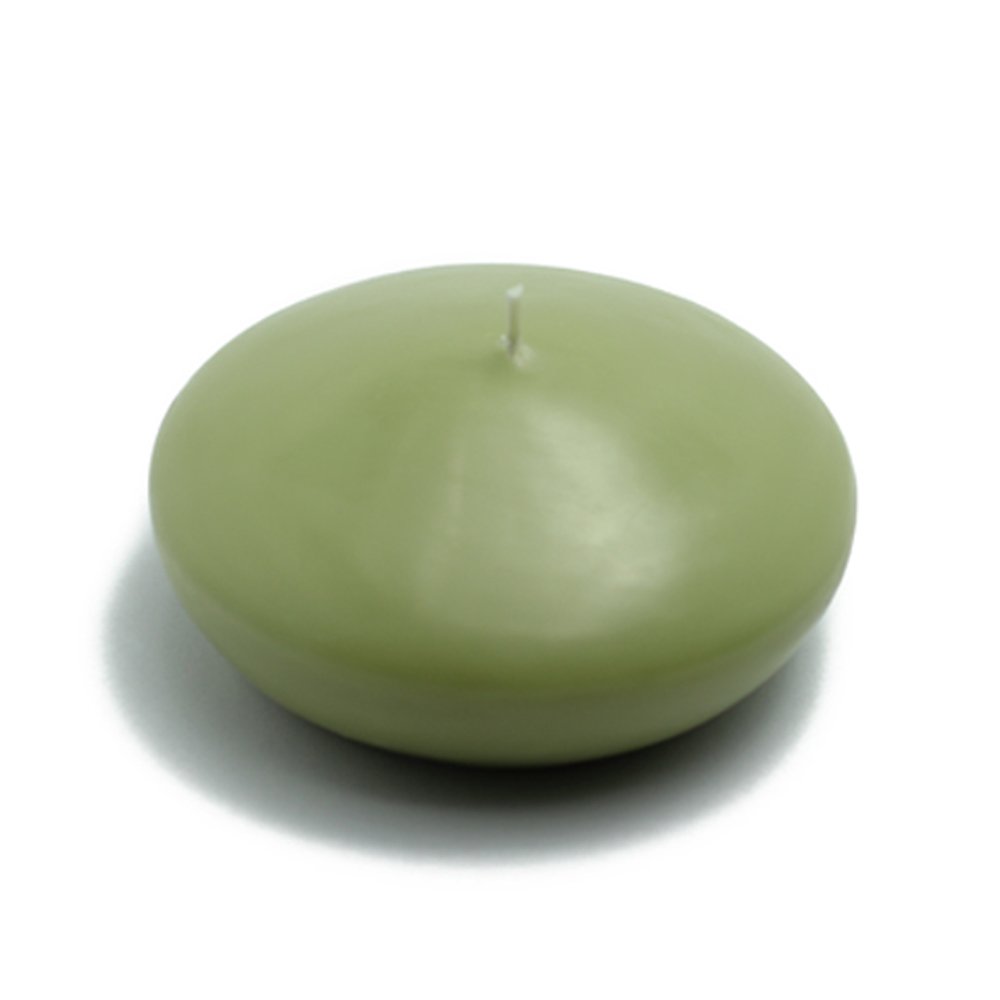 24-Piece 4-Inch Sage Green Floating Candles for Weddings, Baths & Home Decor - CFZ-087_8