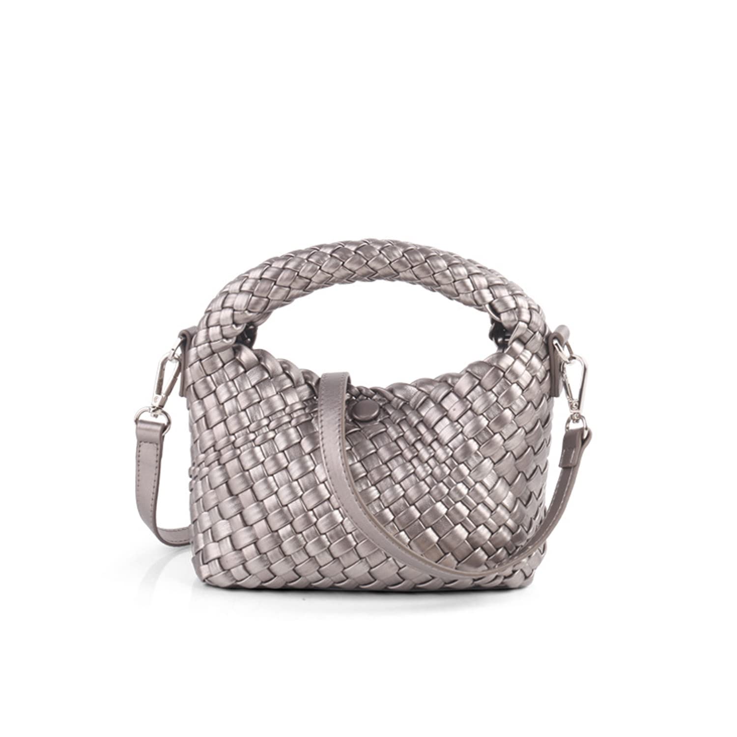 JINMANXUE Women's Small Handwoven Shoulder Bag - Crossbody Purse & Top Handle Hobo Tote for Casual Outings, Work, Travel & Shopping