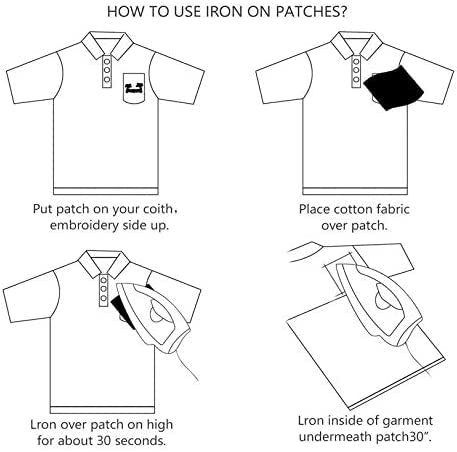 20PCS Iron On Patches & Sew On Embroidered Applique Patches - Cute Cartoon Anime Fabric Repair Patches for Kids & Adults - Perfect for Clothes, Jeans, Jackets, Hats, Shoes & Backpacks - DIY Fashion & Clothing Repair Accessories