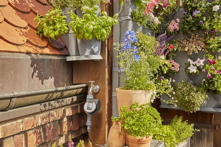 Gardena NatureUp! Vertical Garden Irrigation Kit - Drip Watering System for Plants, Flowers & Vegetables - Perfect for Balcony, Patio & Indoor Gardening