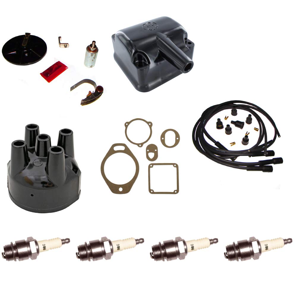 Stevens Lake Parts One New Magneto Tune Up Kit for Farmall Tractors - Replacement Ignition Coil, Condenser & Points Set - Perfect for Farmall A, B, C, Super A, 140, 200 Models - Ideal for Tractor Maintenance & Engine Tune-Ups
