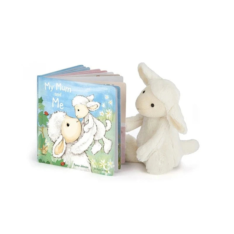 My Mum & Me Book & Plush Bashful Lamb - Heartwarming Mother-Child Bonding Gift for Baby Showers, Birthdays & Bedtime Stories