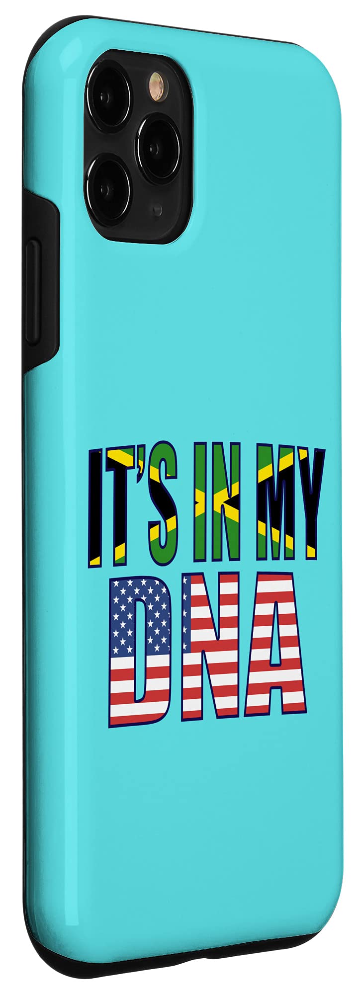iPhone 11 Pro Case with American & Jamaican Flag Design - Durable Protective Phone Cover for iPhone 11 Pro - Perfect Gift for Heritage Pride, Travel & Cultural Enthusiasts