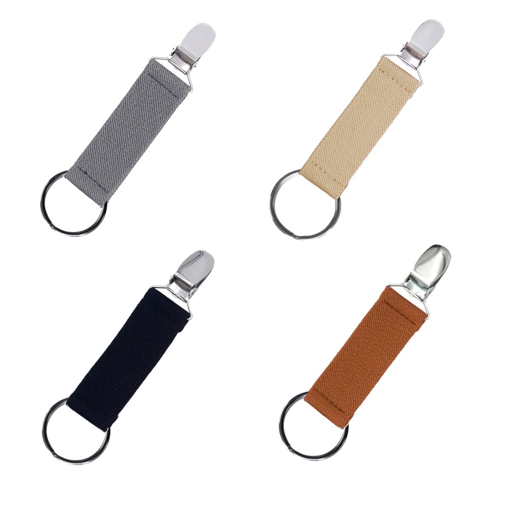 UUYYEO 4 Pack Elastic Hat Clips - Secure Hat Attacher for Travel & Luggage - Adjustable Hat Keeper for Kids & Adults - Perfect for Airplane, Beach & Outdoor Adventures