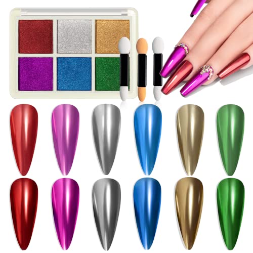 metallic nail powder