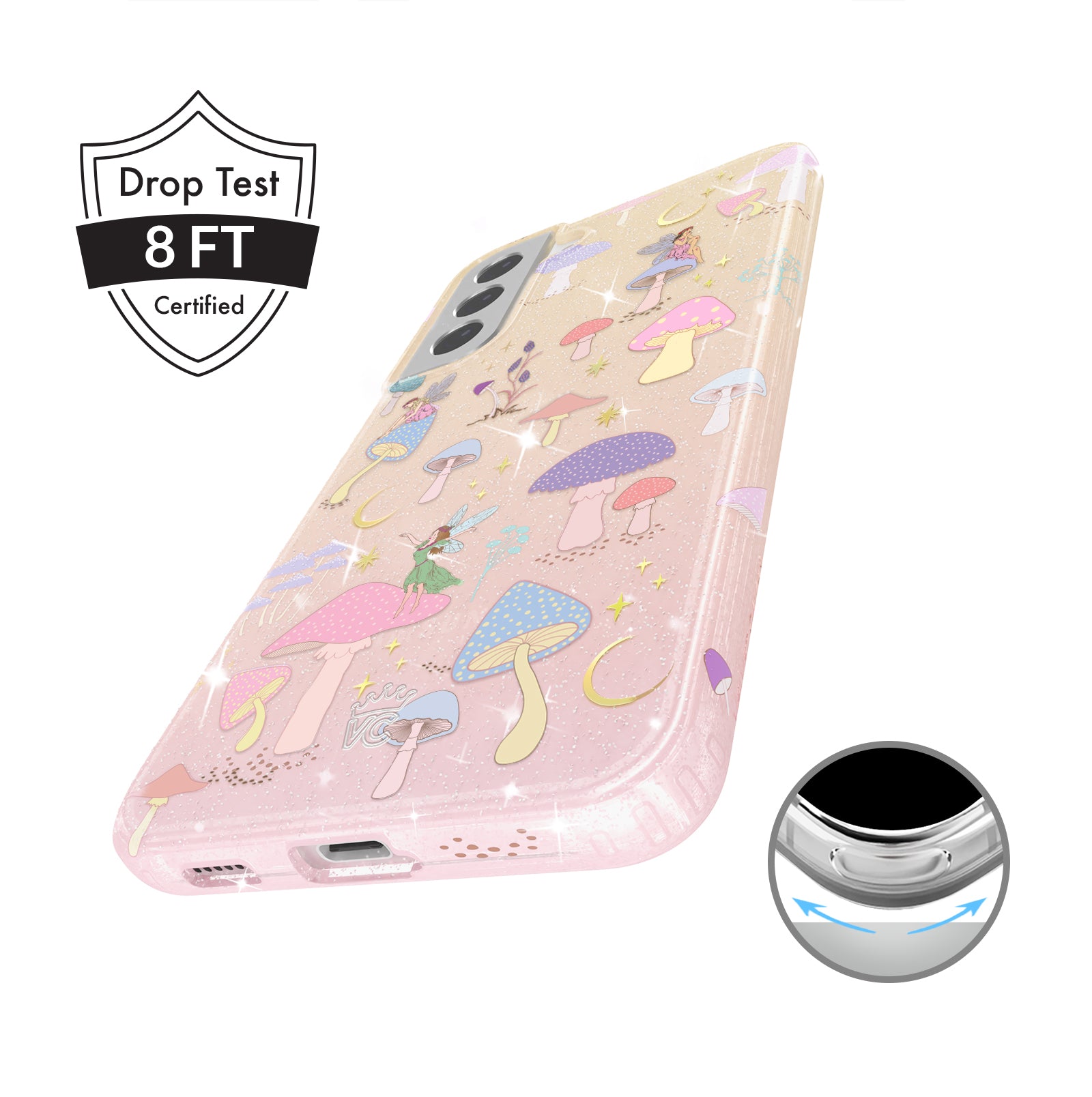 Enchanted Mushrooms Samsung Phone Case - Protective Cover for Samsung Galaxy Series | Perfect for Nature Lovers & Fantasy Fans