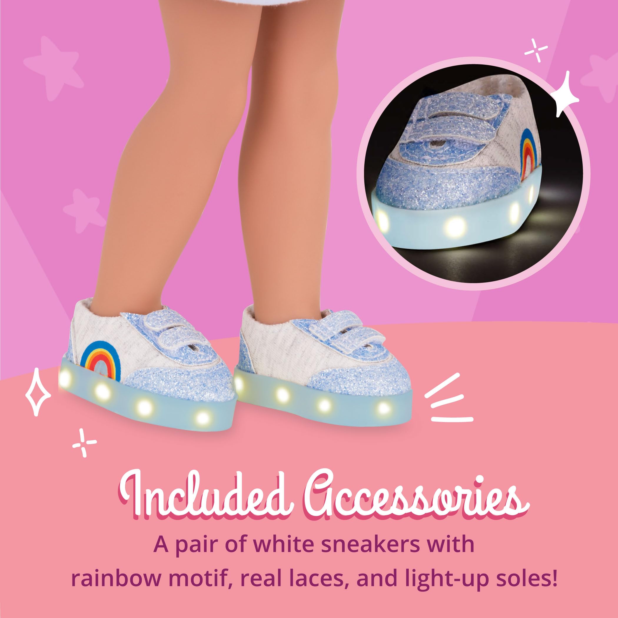 LIGHT-UP COLOUR BLOCK SHOES - 炫彩夜光运动鞋，儿童成人时尚潮鞋，跑步健身派对必备