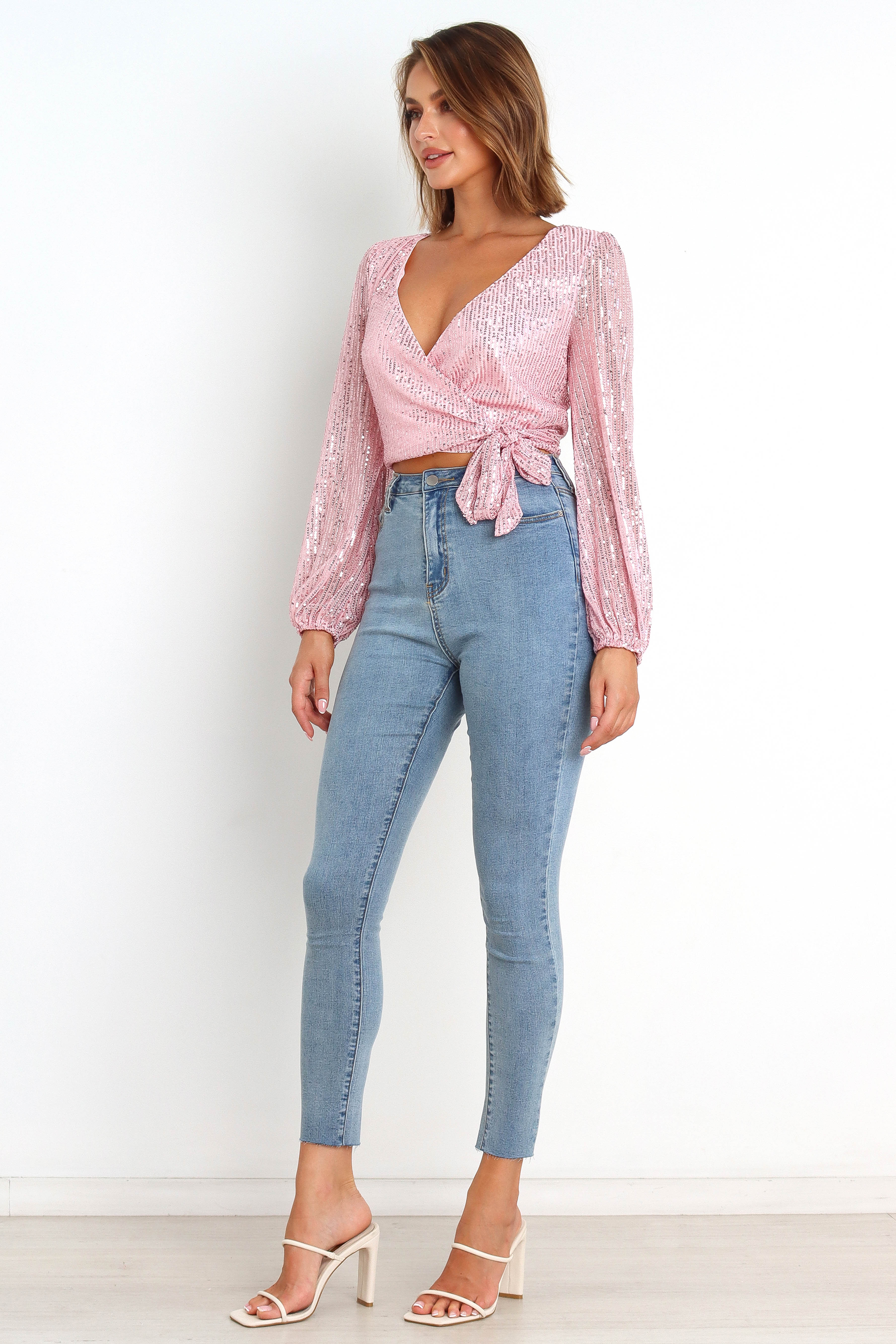 Glitz Top Pink - Women's Fashion Blouse for Casual & Party Wear | Trendy & Elegant Style