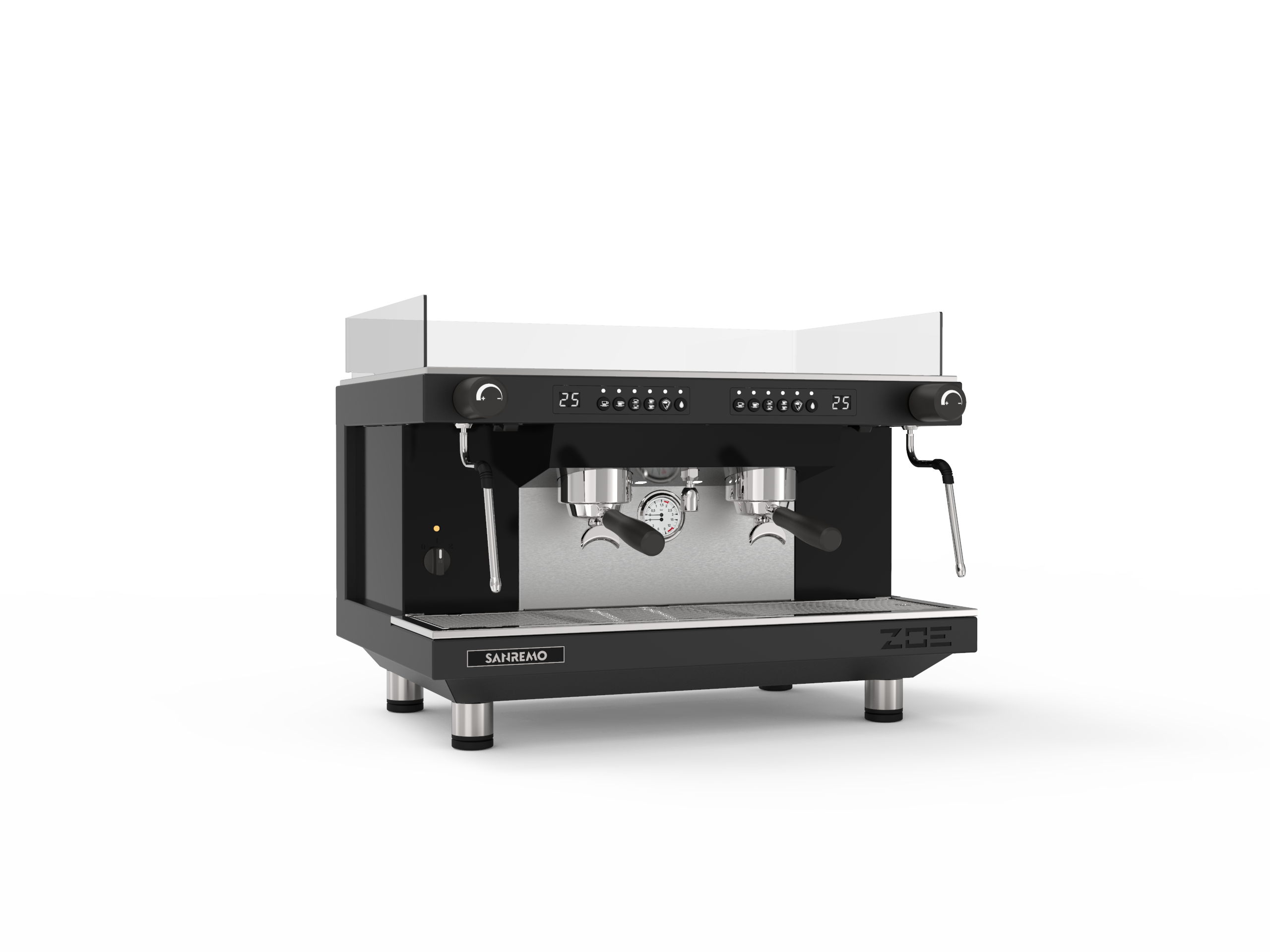 Sanremo ZOE Competition 2 Group Commercial Espresso Machine - Professional Black Coffee Maker for Cafes & Restaurants | Perfect for High-Volume Brewing & Barista Competitions