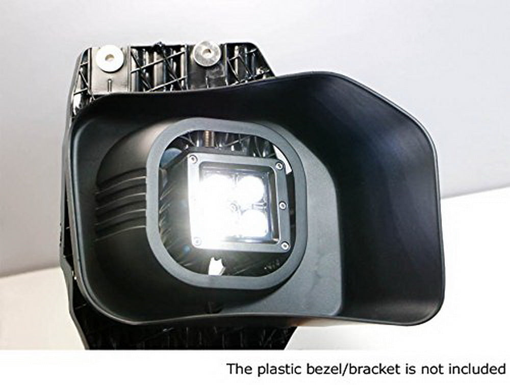 40W CREE LED Pods with Fog Light Mounting Bracket & Wiring Harness for 2016 Ford F250 F350 - Off-Road Lighting, Truck Accessories, Fog Light Replacement