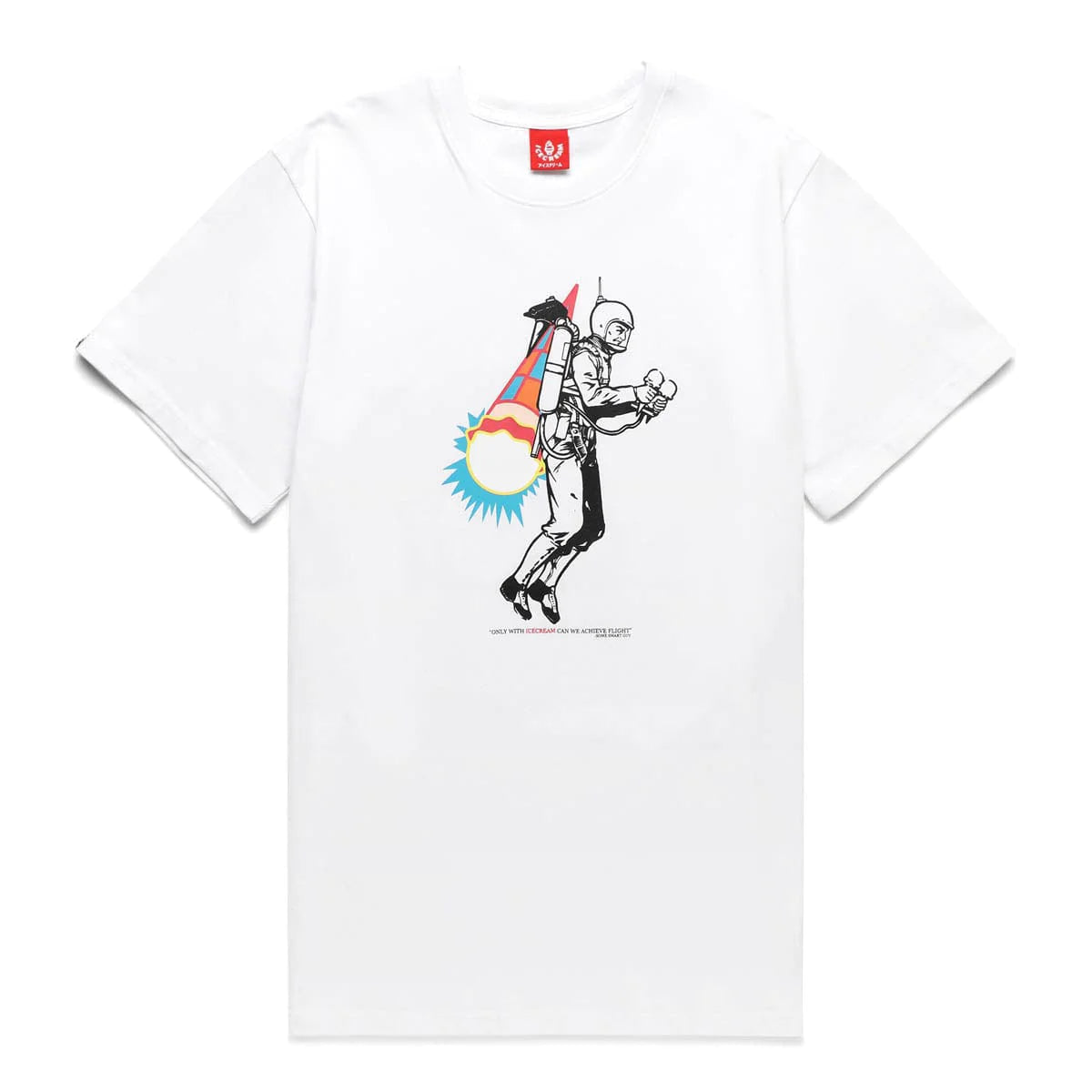 Blast Off Graphic T-Shirt for Men & Women - Soft Cotton White Tee - Casual Wear, Street Style, Everyday Outfit