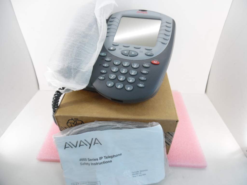Avaya 4620SW IP Phone - VoIP Business Telephone with LCD Display, Caller ID, 3-Way Conferencing - Ideal for Office, Call Center & Remote Work