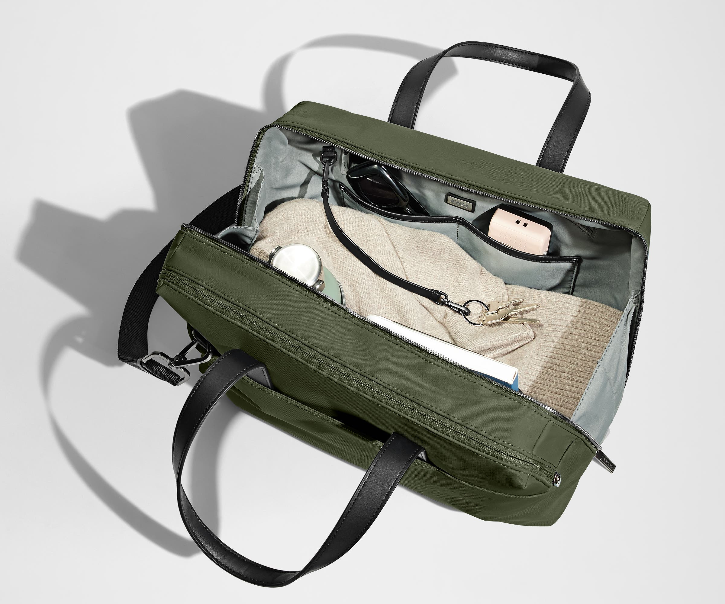 Premium Olive Green Crossbody Bag for Women - Lightweight, Waterproof & Spacious - Perfect for Travel, Work & Everyday Use