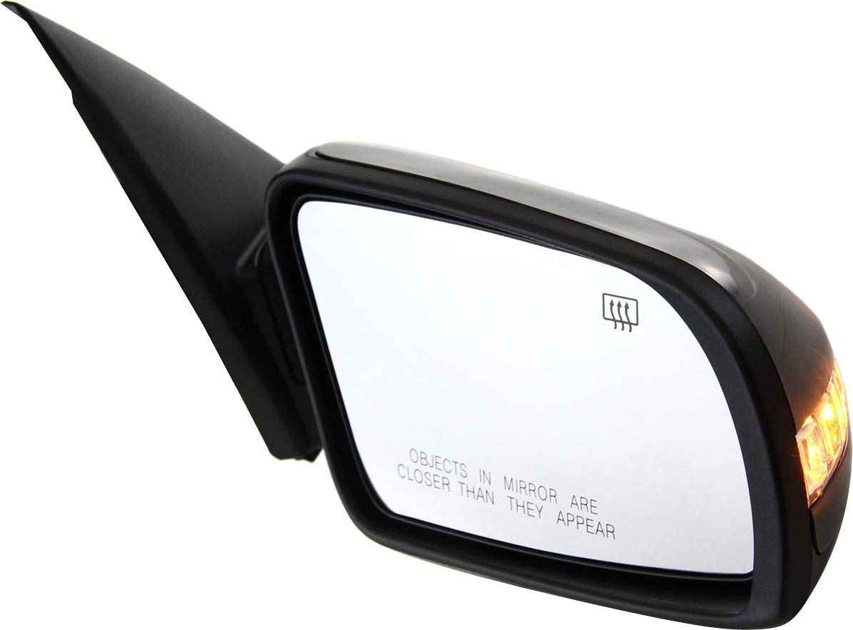 2007-2012 Nissan Altima Power Heated Side Mirrors with Turn Signal - Driver & Passenger Side Paintable Replacement for Sedan - All-Weather Visibility & Safe Lane Changing
