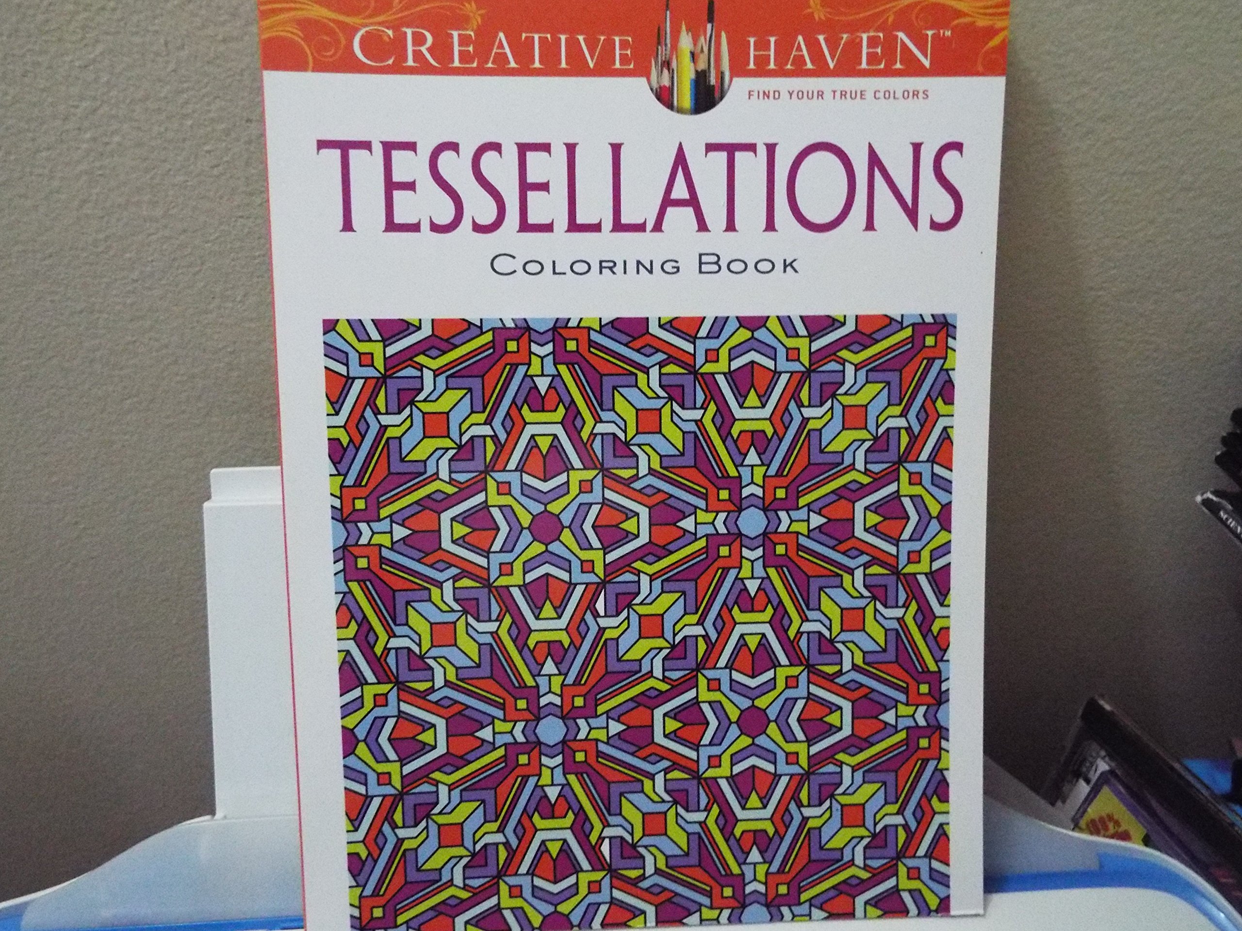 Creative Haven Tessellations Coloring Book for Adults - Relaxing Geometric Patterns & Stress Relief Art Therapy | Perfect for Meditation, Mindfulness & Creative Hobbies