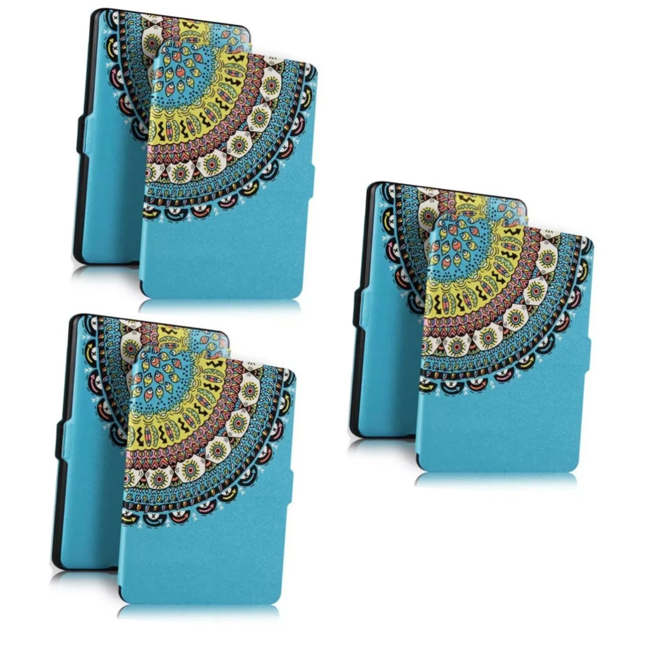 Angoily 3-Pack Ultra Thin Protective Case for Kindle Paperwhite 1/2/3 - Lightweight E-Reader Cover for Travel, Reading & Daily Use