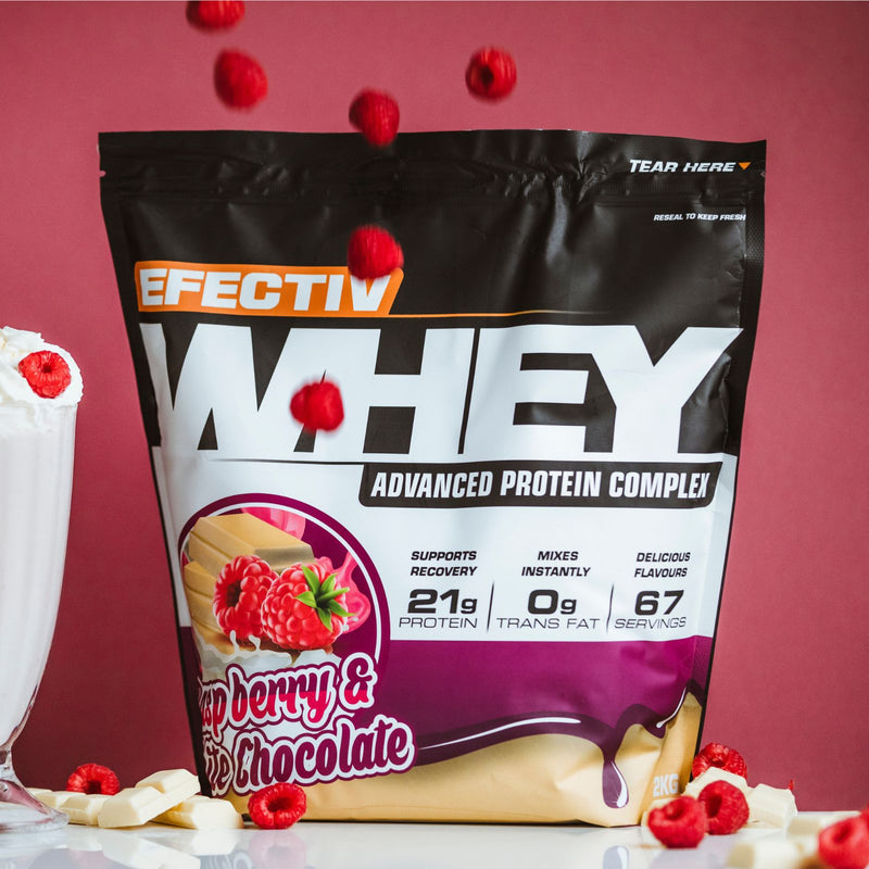Efectiv Nutrition Whey Protein Powder 2kg (4.4 lbs) - Premium Muscle Recovery & Growth Supplement for Athletes & Fitness Enthusiasts | Post-Workout, Meal Replacement & Healthy Lifestyle Support