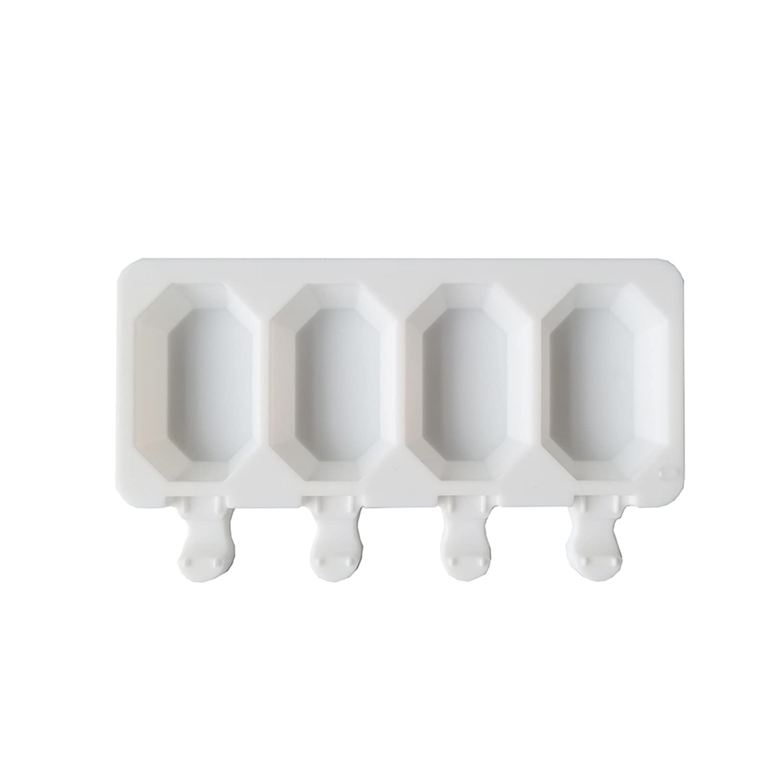 Premium Silicone Ice Cream Mold Set - 4 Cell DIY Popsicle Maker for Homemade Frozen Treats | BPA-Free Kitchen Tool for Ice Cubes, Desserts & Summer Snacks | Perfect for Kids Parties, BBQ Gatherings & Family Fun