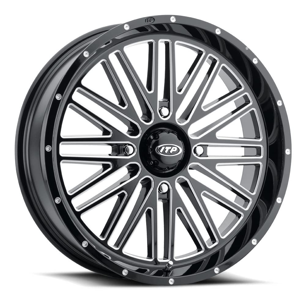 ITP Momentum 20-Inch Milled Mule Pro FXT ATV/UTV Wheels - Durable Off-Road Wheels for Trail Riding, Hunting & Farm Work