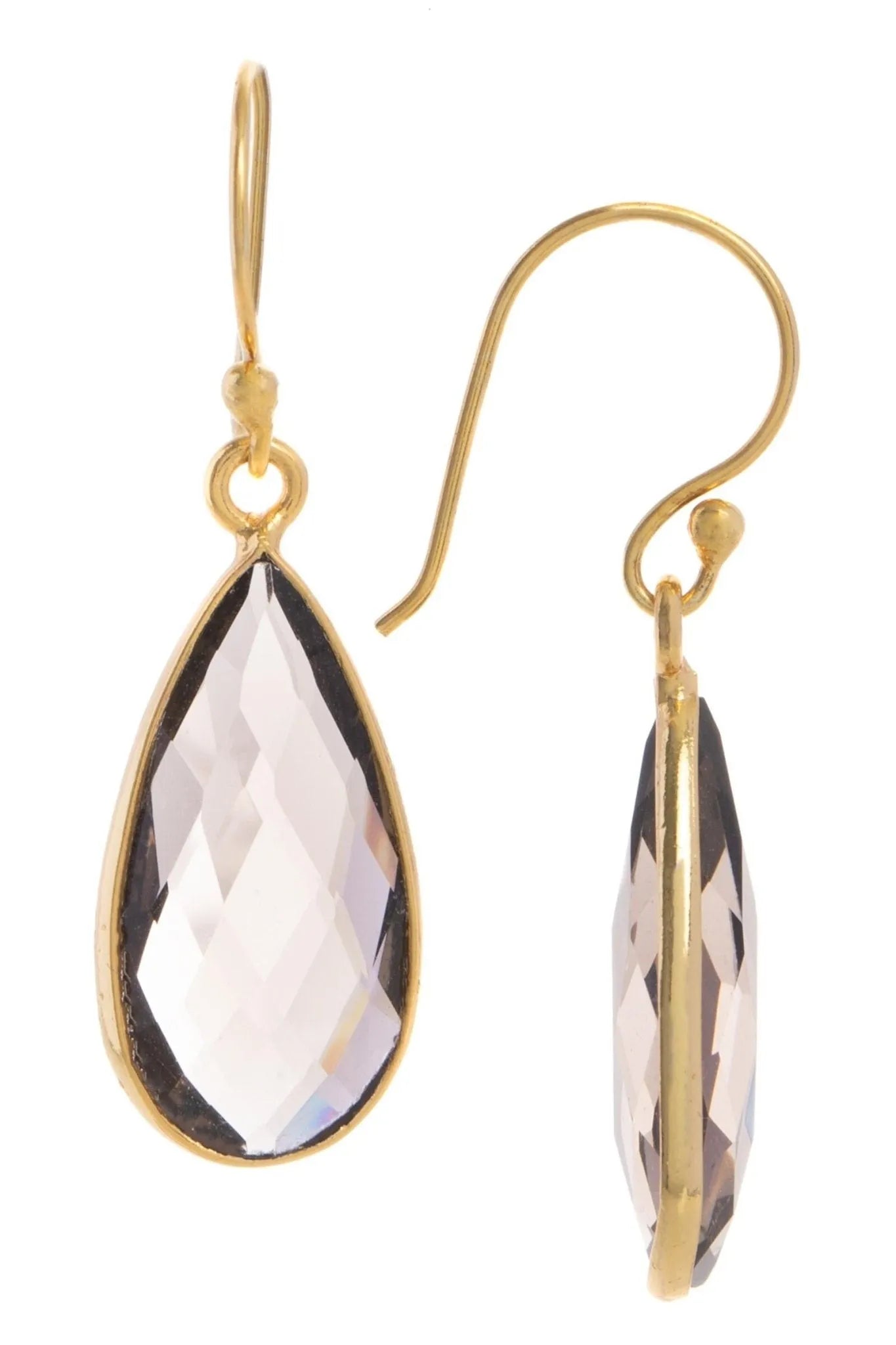 Elegant Single Gemstone Drop Earrings for Women - Dainty & Minimalist Jewelry for Parties, Weddings & Everyday Wear