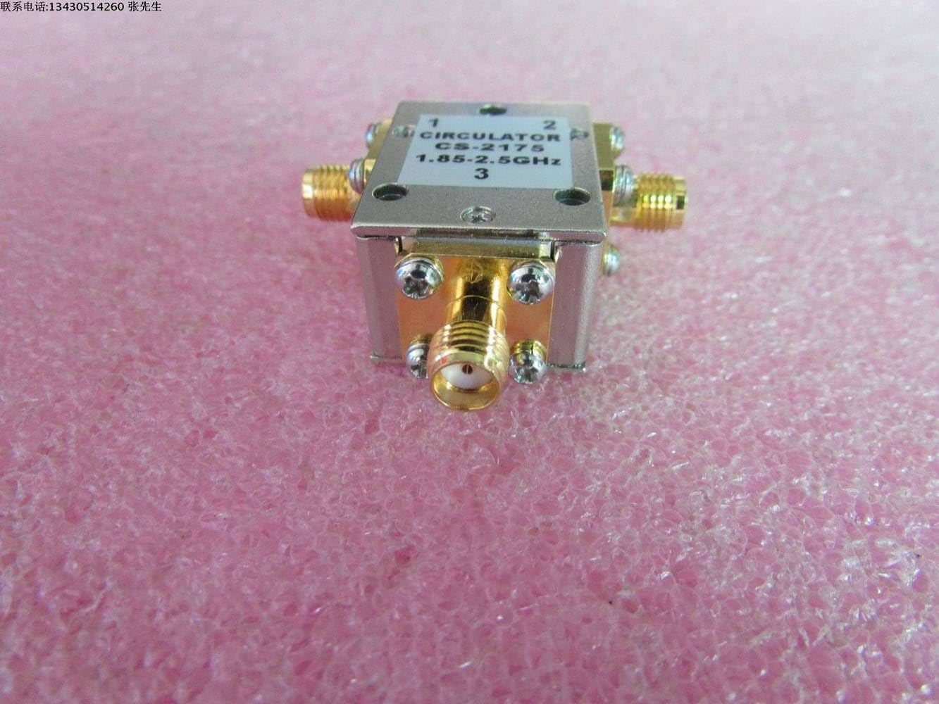 1 Pcs CS-2175 1.85-2.5GHz SMA RF Microwave Coaxial Circulator - High Frequency Signal Isolation for Ham Radio, Radar Systems & Wireless Communication