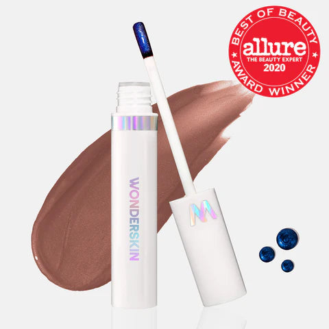Wonderskin Wonder Blading Lip Stain Mask - Long Lasting Liquid Lip Tint for Natural Lip Color | Perfect for Everyday Wear, Date Night & Special Occasions