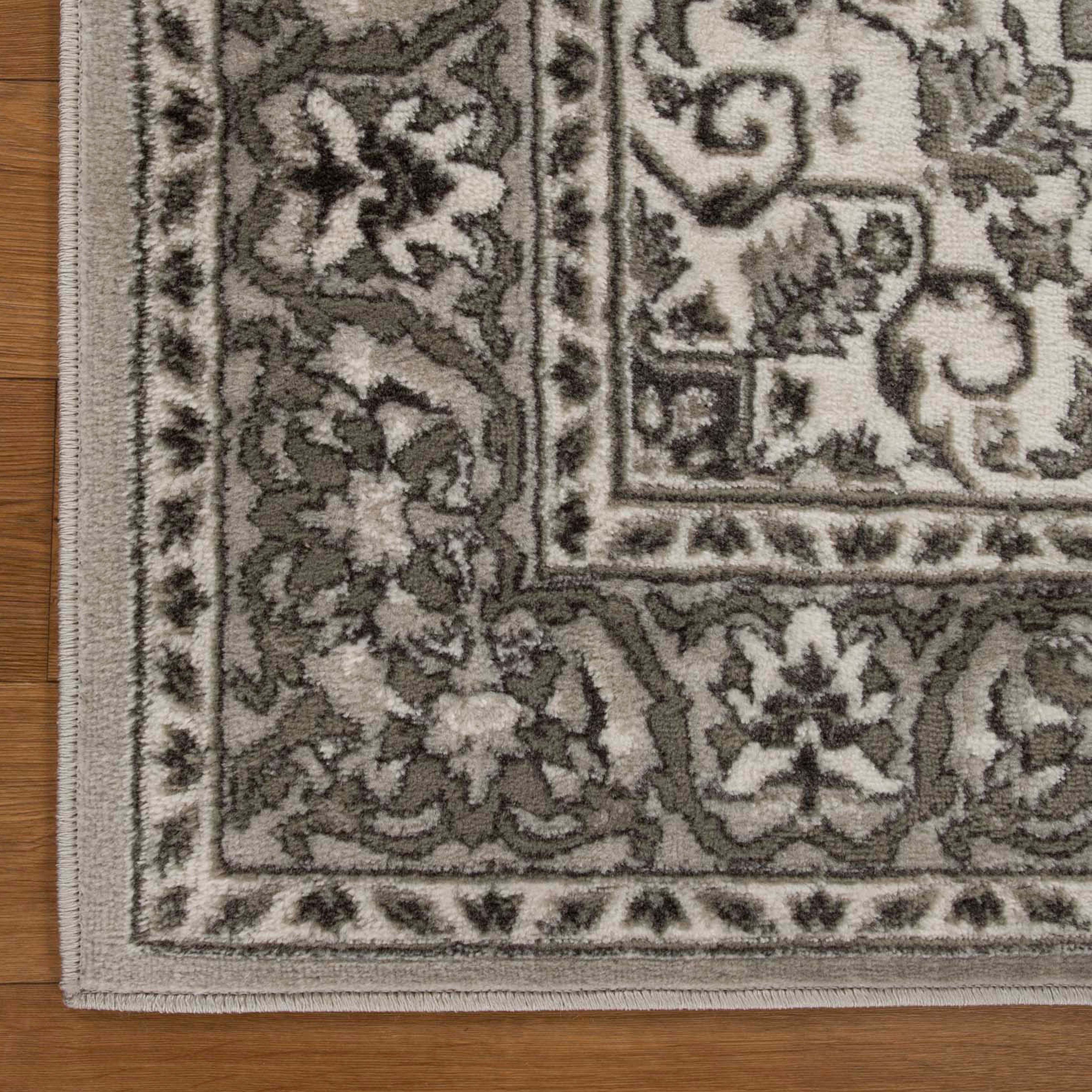 Glendale Traditional Floral Medallion Indoor Area Rug - Non-Slip Living Room Carpet, Bedroom Runner, Hallway Decor | Soft & Durable Home Floor Mat for Cozy Interior Design