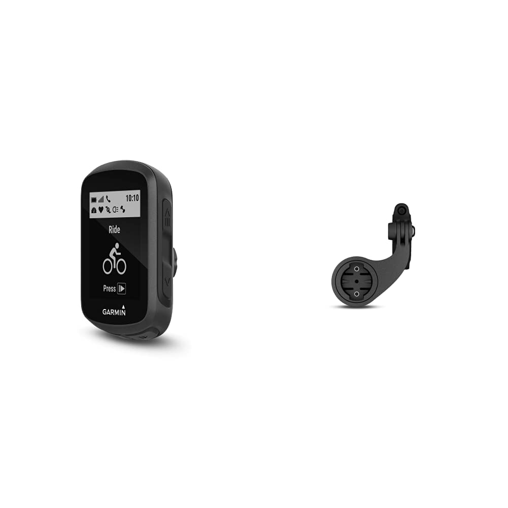 Garmin Edge 130 Plus GPS Bike Computer with Edge Mountain Bike Mount (010-12563-02) - Accurate Cycling Performance Tracking for Road & Mountain Biking